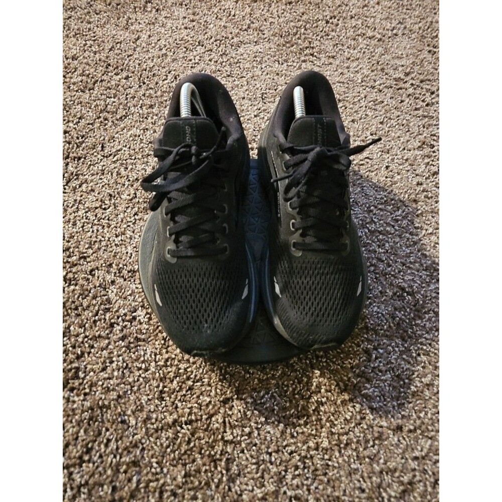 Brooks Ghost 15 Womens Running Shoes Triple Black Neutral Cushion Sneakers Sz 9